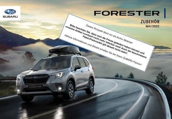 FORESTER MY2022 Zubehörprospekt und Preisliste, Stand 2022-05.pdf